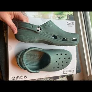 Sage Green Crocs 🐊 (7)